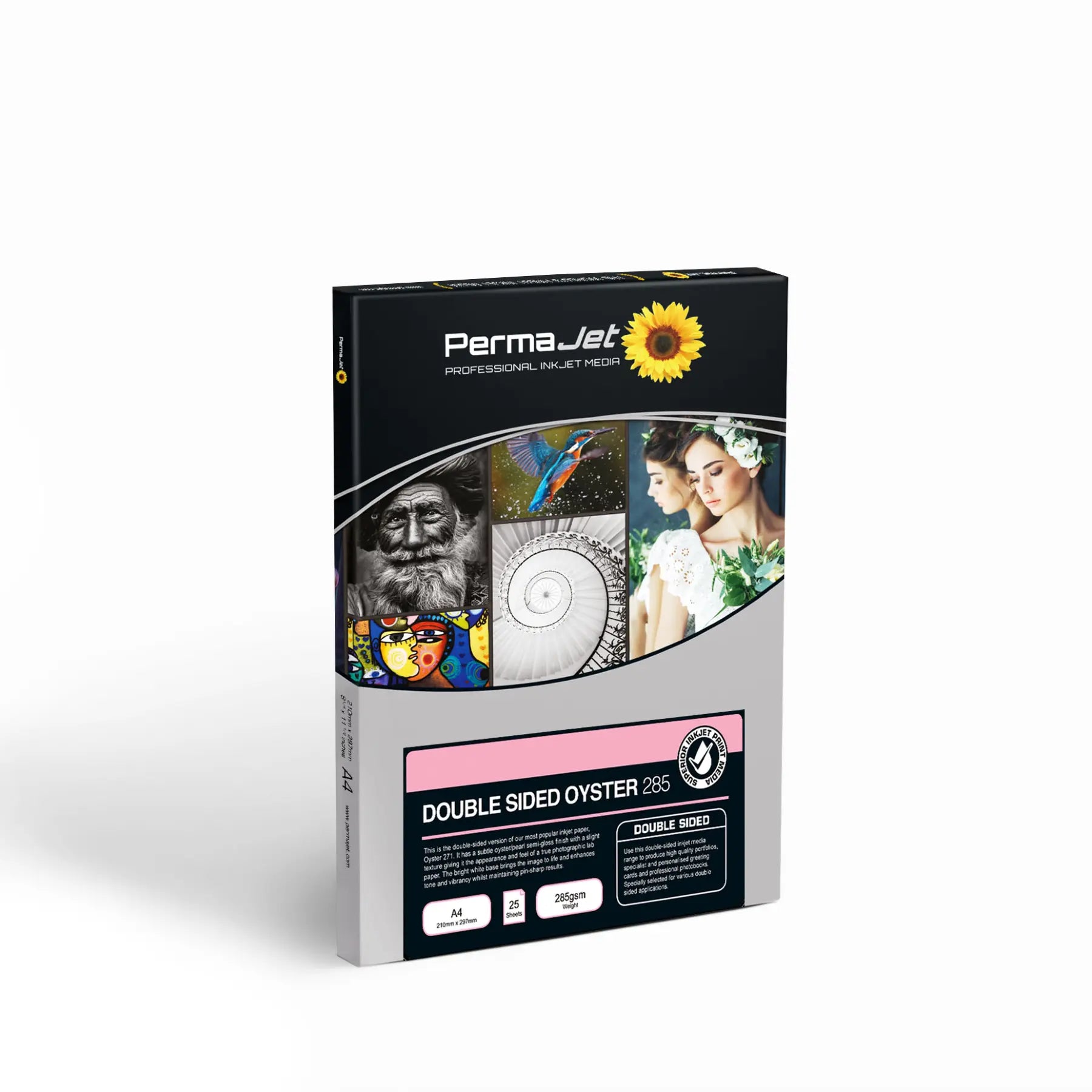 PermaJet Double-Sided Oyster 285 Photo Paper - A4 (25 Sheets)