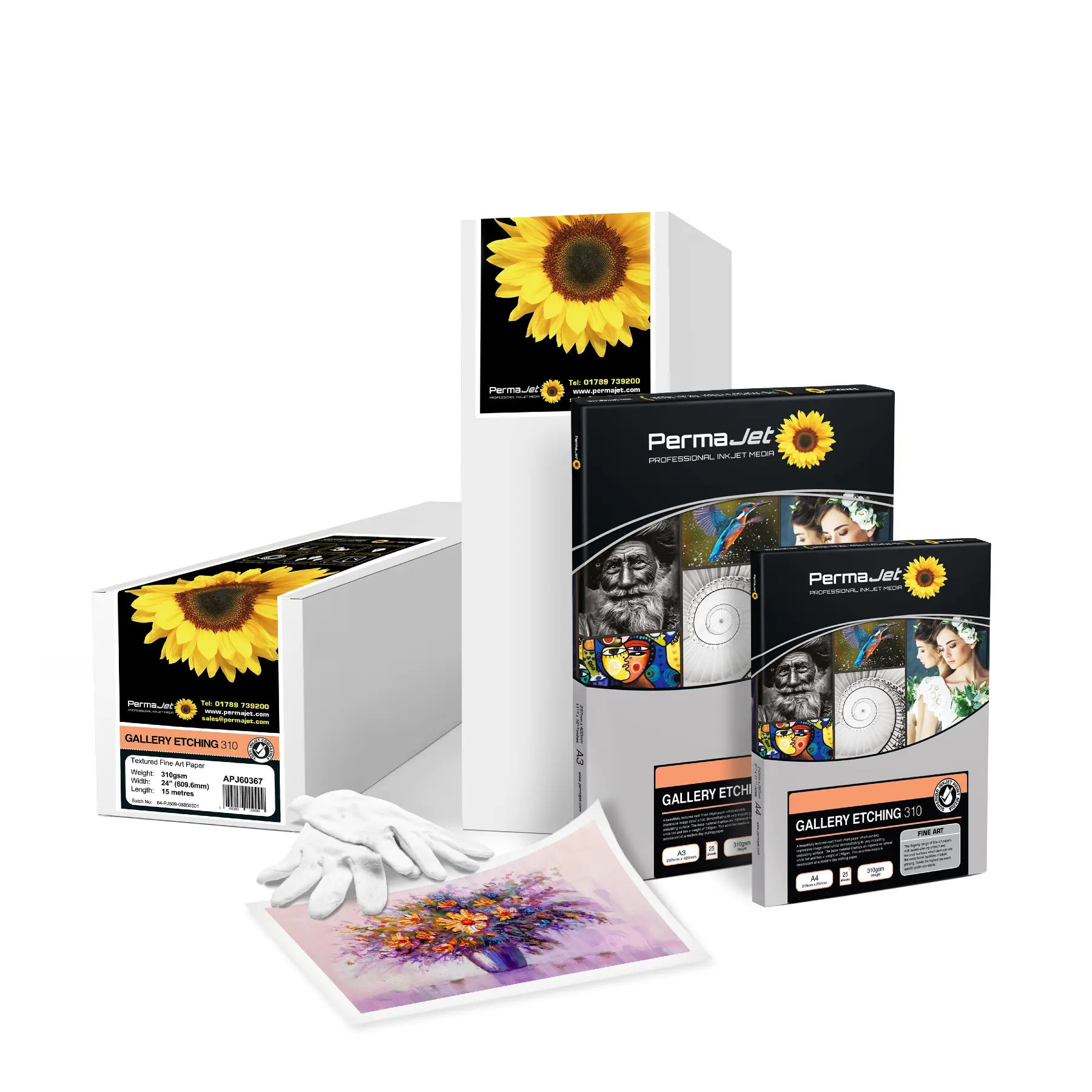 PermaJet Gallery Etching Photo Paper - 310gsm A3 25 Sheets