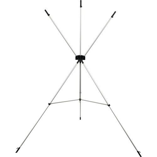 Westcott X-Drop Wrinkle-Resistant Studio Backdrop Kit - Neutral Grey (5' x 7')