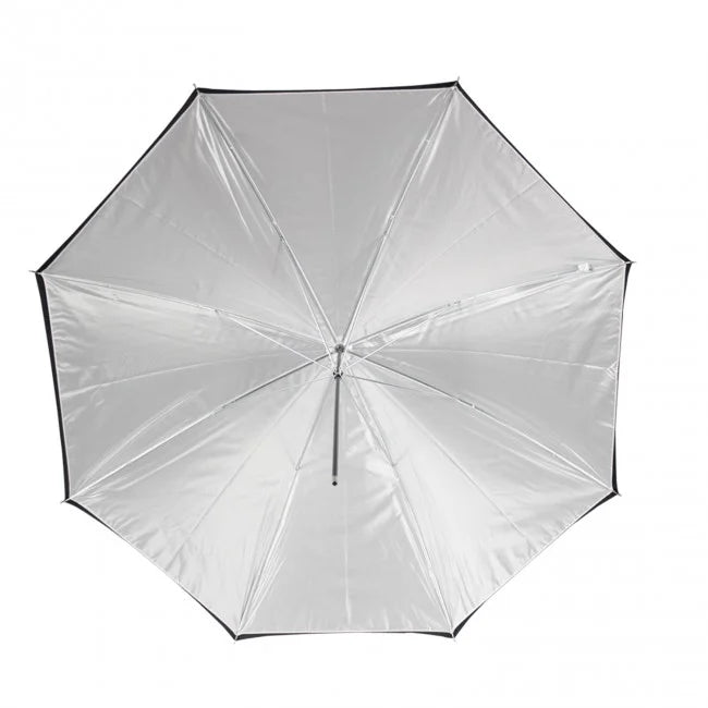 Westcott Umbrella - White Satin with Removable Black Cover - 32" 2012