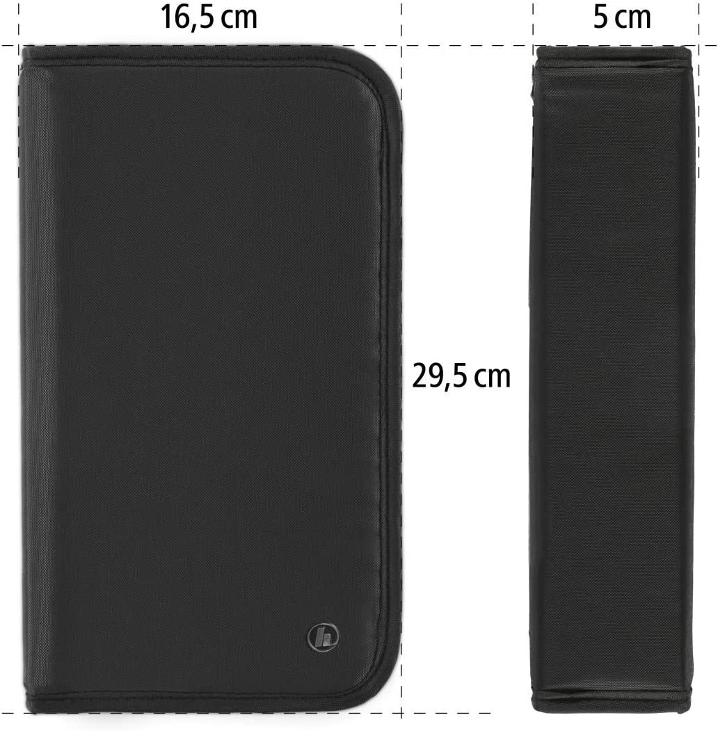 Hama CD DVD Blu-ray storage case wallet - 64 - black