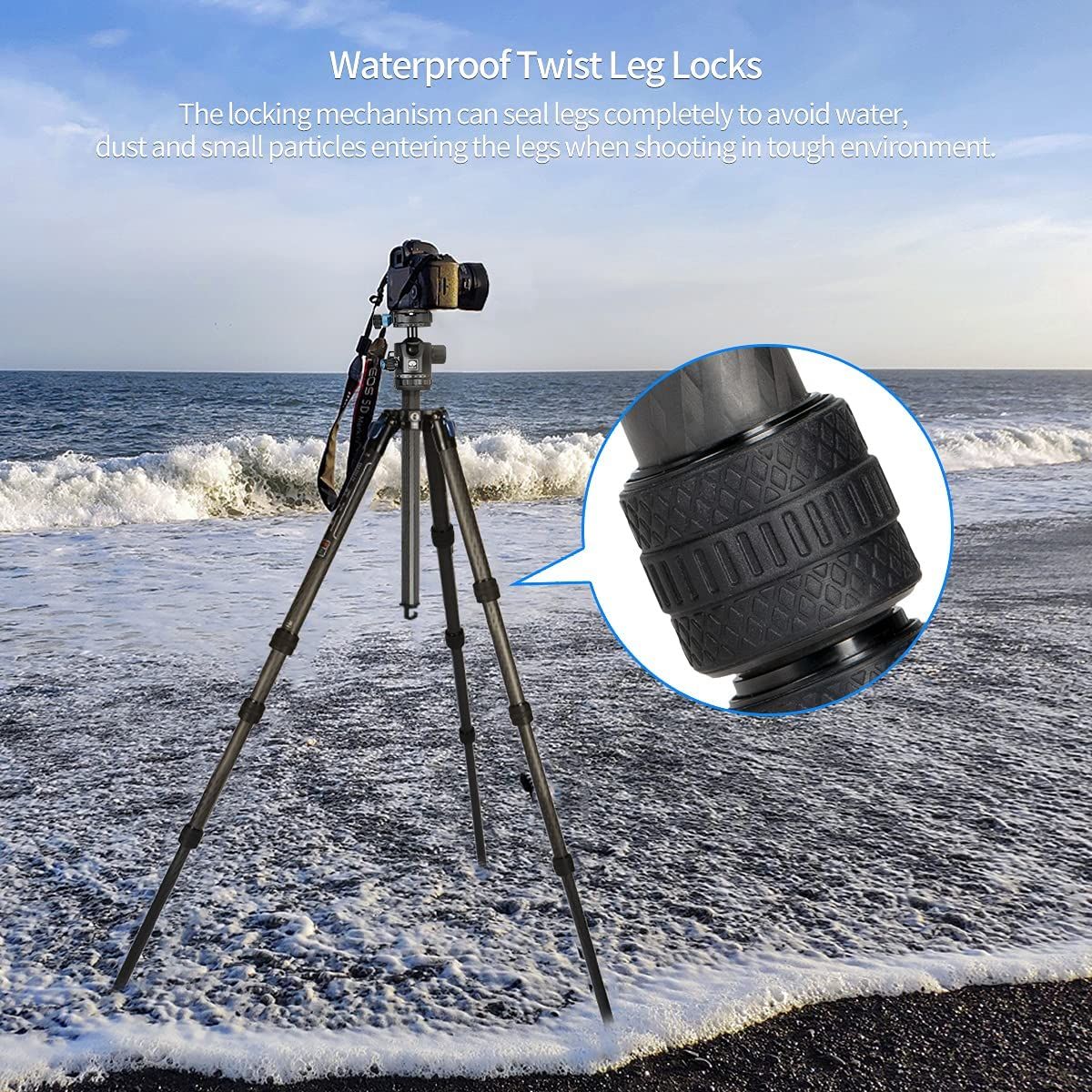 SIRUI Superb Travler 124 Carbon Fibre Tripod with ST-10X Ball Head