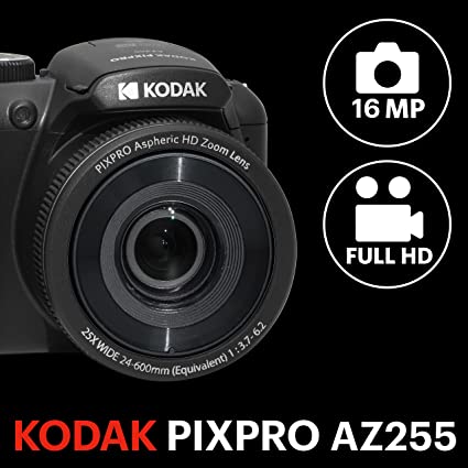 Kodak PIXPRO Astro Zoom AZ255-BK 16MP Digital Camera