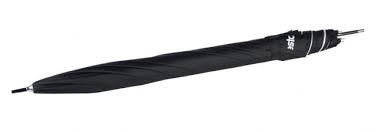 Westcott White Satin Umbrella with Removable Black Cover (45")