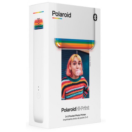 Polaroid Hi-Print 2x3 Pocket Bluetooth Photo Printer- White