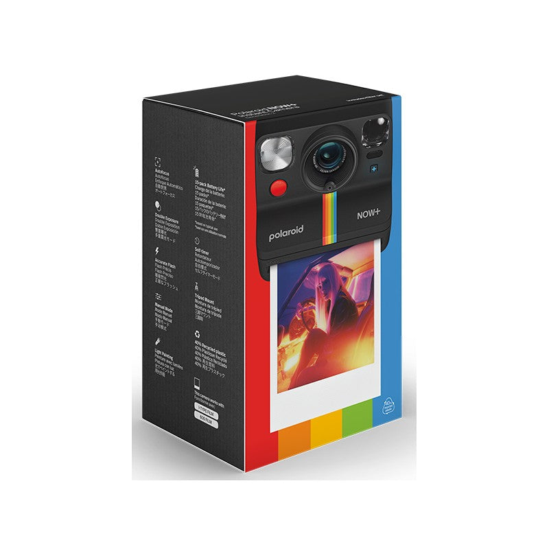 Polaroid Now+ Generation 2 i-Type Instant Camera + 5 Lens Filters - Black
