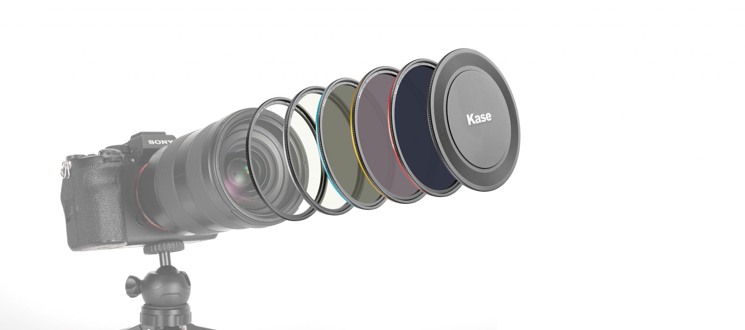 Kase Revolution Magnetic Circular Filters 77mm Pro Kit