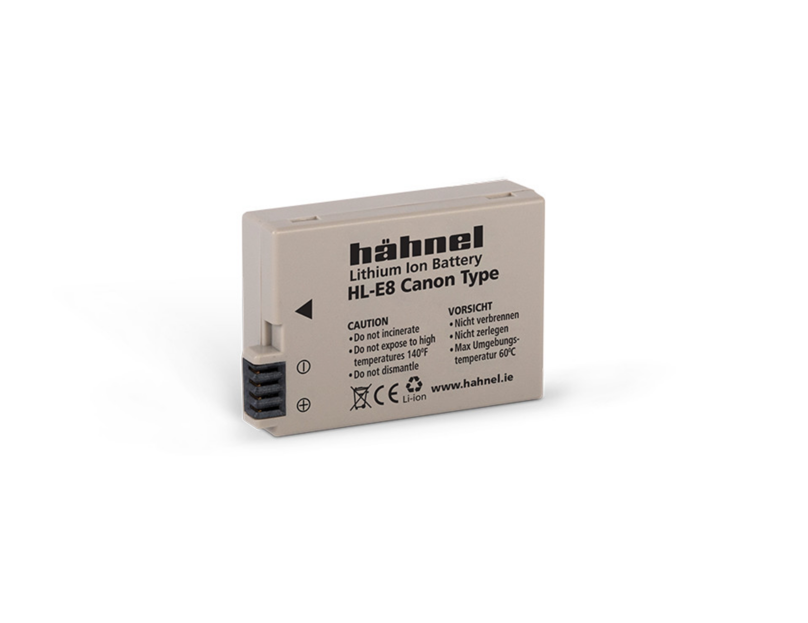 Hahnel HL-E8 LP-E8 1120mAh 7.2V Li-ion Battery for Canon Cameras