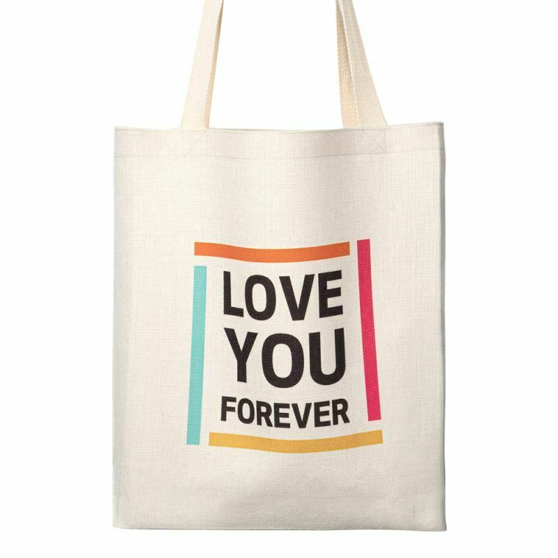 Customisable Linen Tote Bag