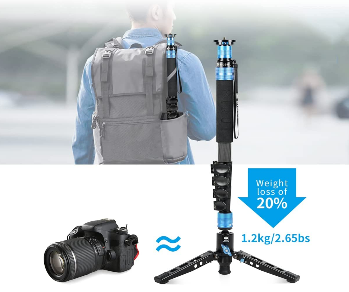 SIRUI P-325FL Camera Monopod