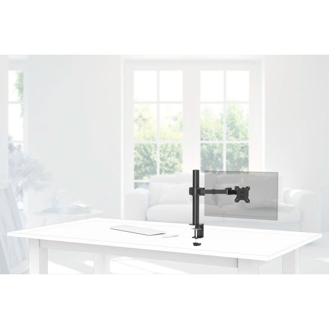 Monitor Bracket Height Adjustable Swivel Tilt Extendable 13" - 35"