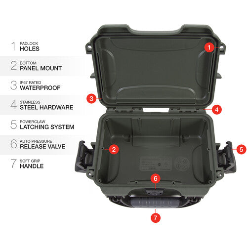 Nanuk 903 Waterproof Hard Case  - Olive