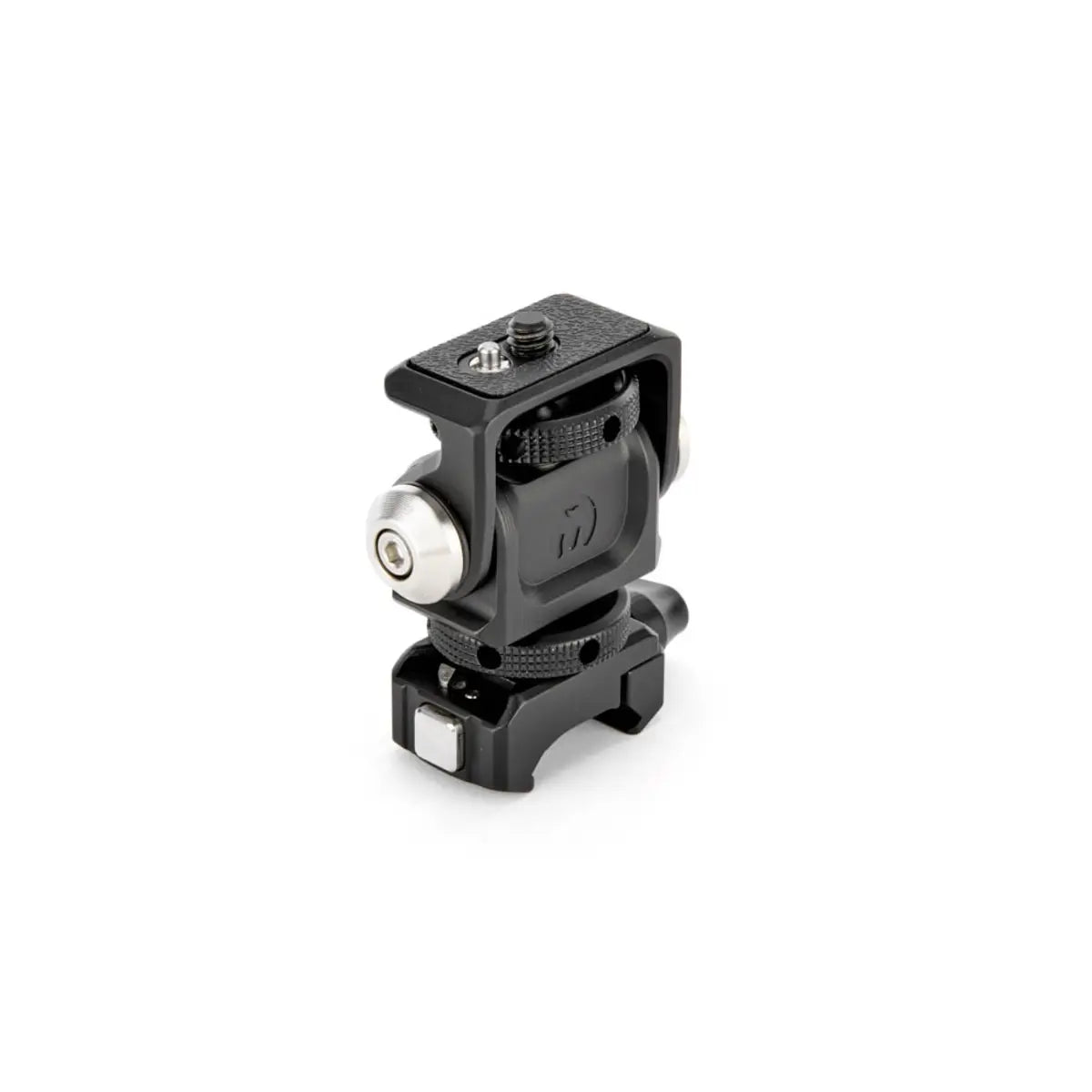 Camera mount on a white background