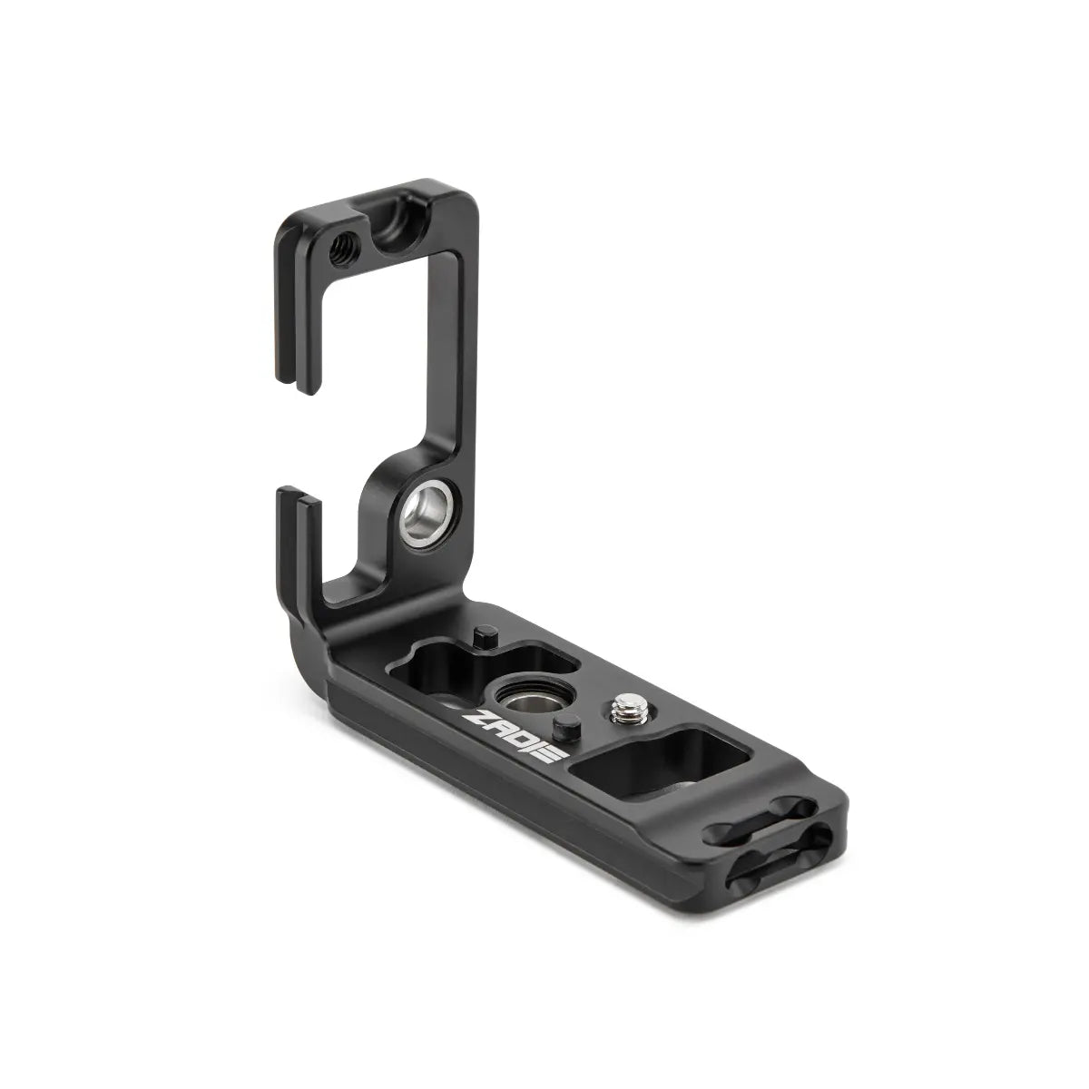 Black camera accessory with 'Rollei' branding on a white background