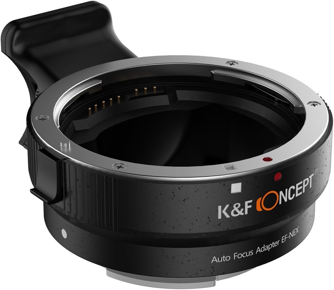 Image of  Lens Mount Adapter, K&F Concept Auto Focus Electronic AF Canon EOS EF EF-S lens to Sony NEX E Mount Adapter Ring 