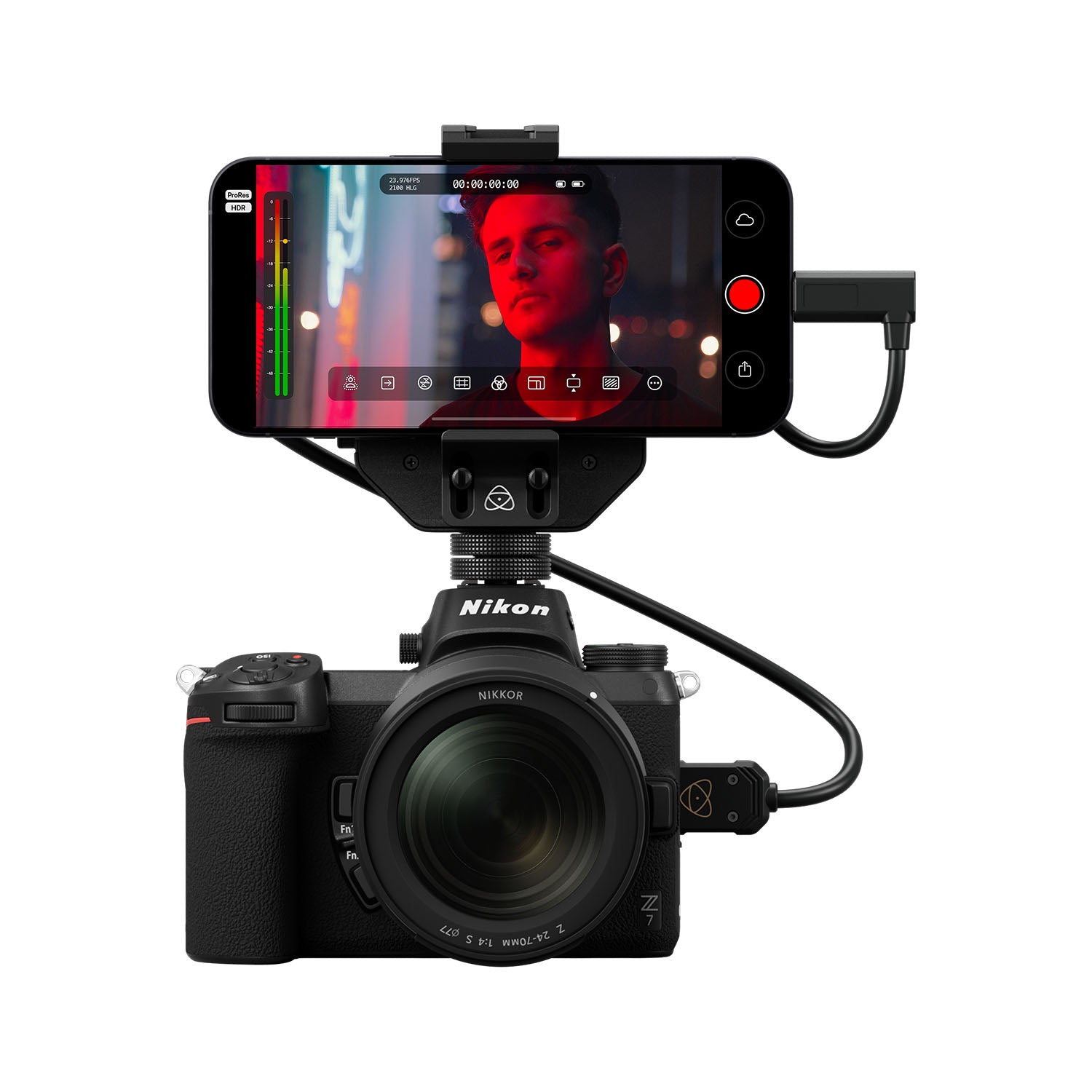 Atomos Ninja Phone - Video Co-Processor for iPhone with usb-c port