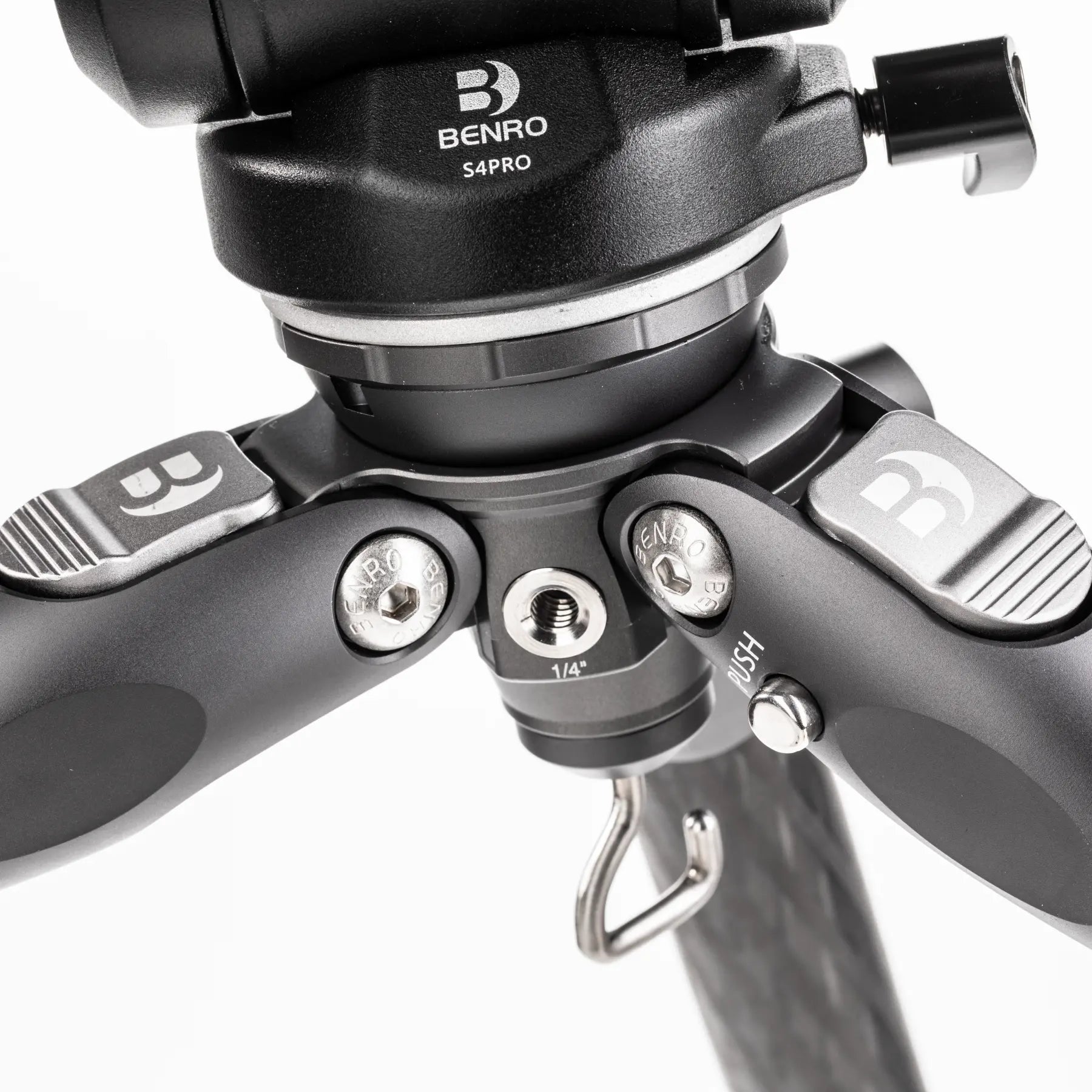 Benro Tortoise 34CLV Carbon Fiber Tripod with S4 PRO Video Head Kit