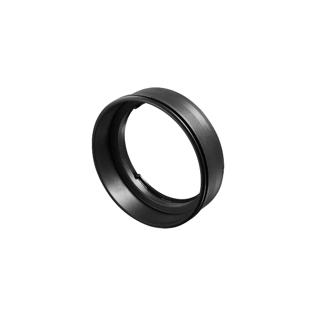 Silver ring on a white background
