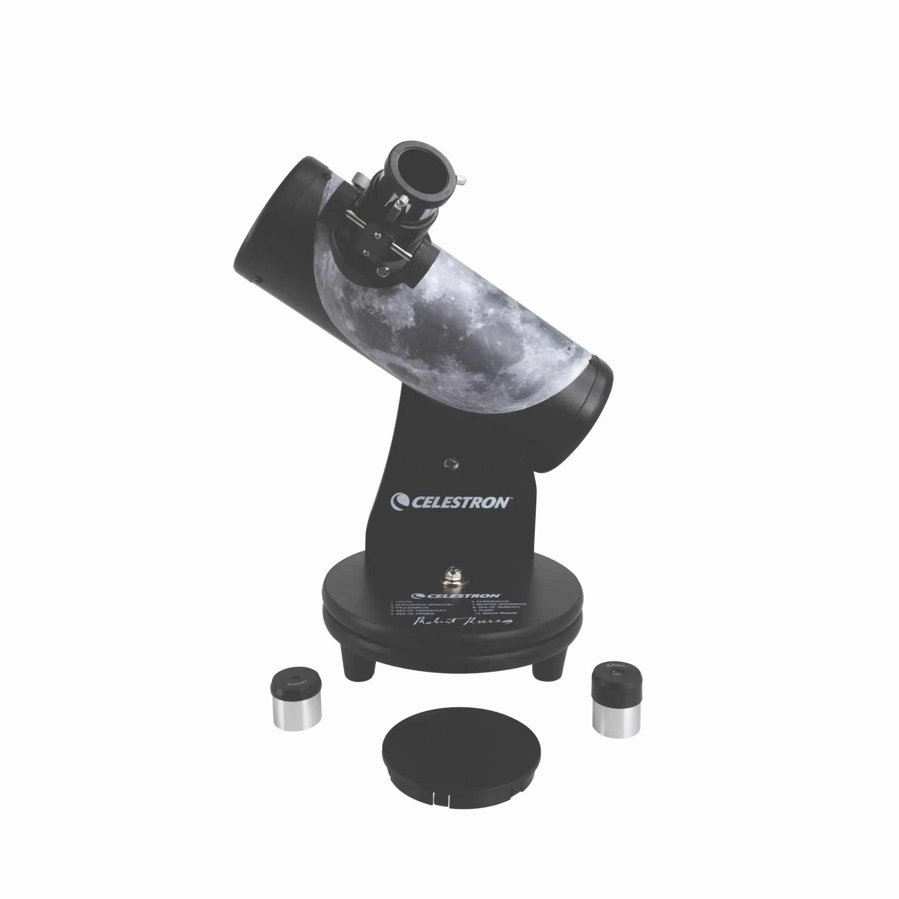 Celestron Signature Series Moon By Robert Reeves Moon Astronomical Telescope, Black (22016)