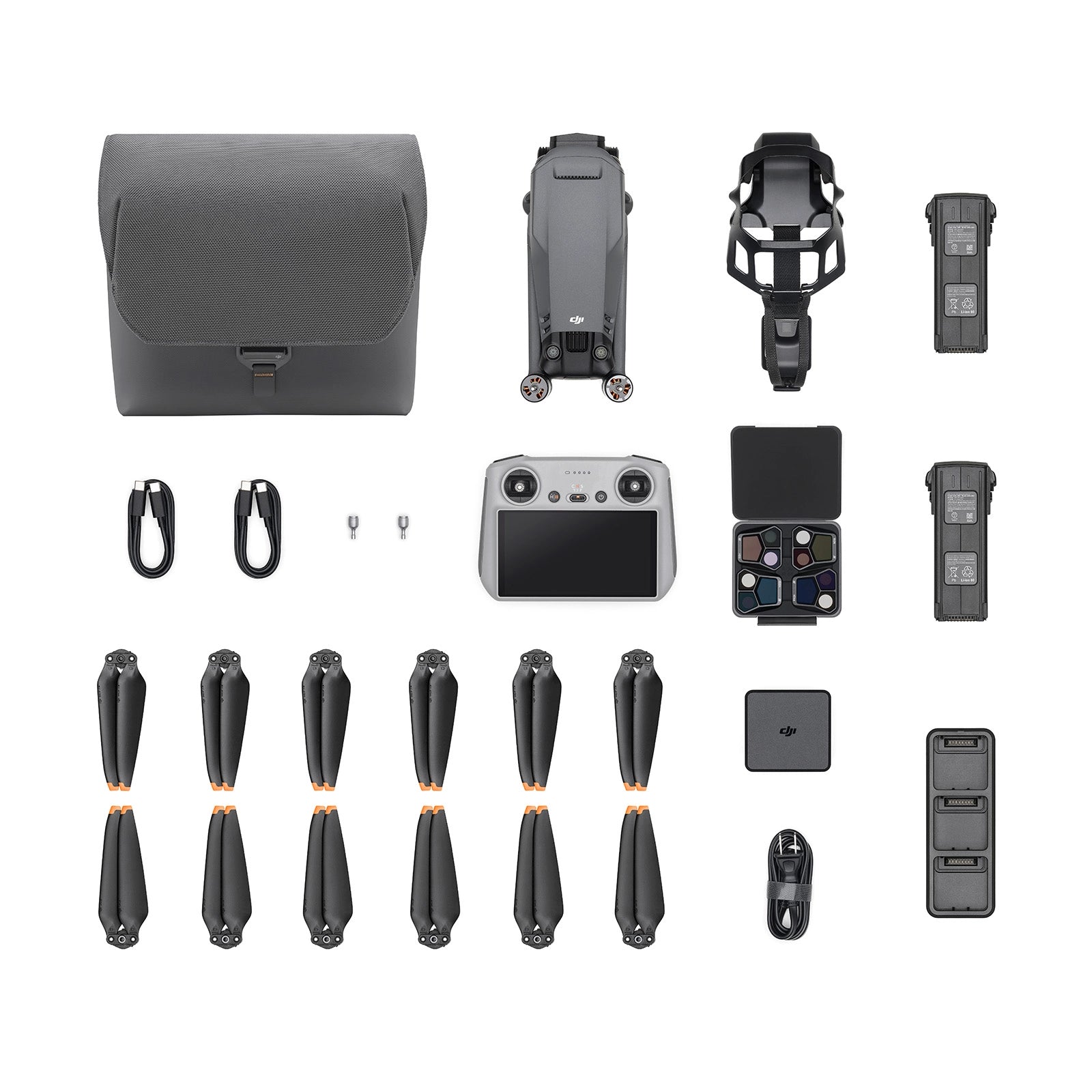 DJI Mavic 3 Pro Fly More Combo with DJI RC contents
