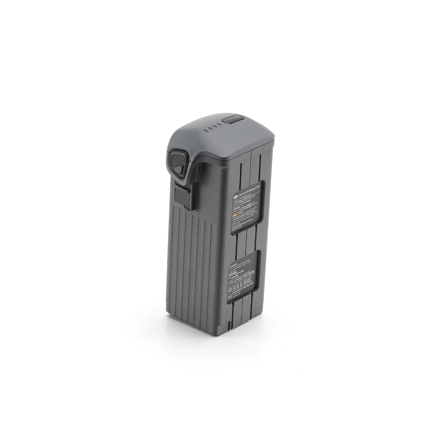 Black battery pack on a white background