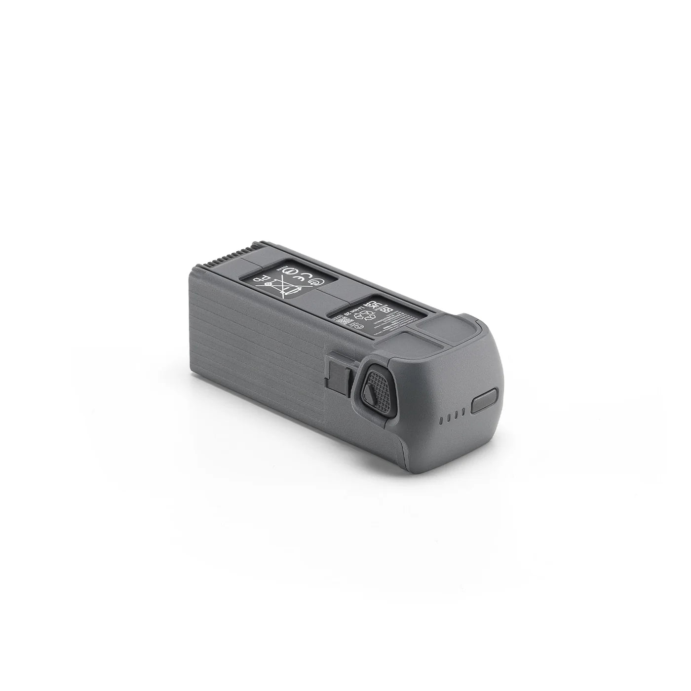 Gray electronic device with display on a white background