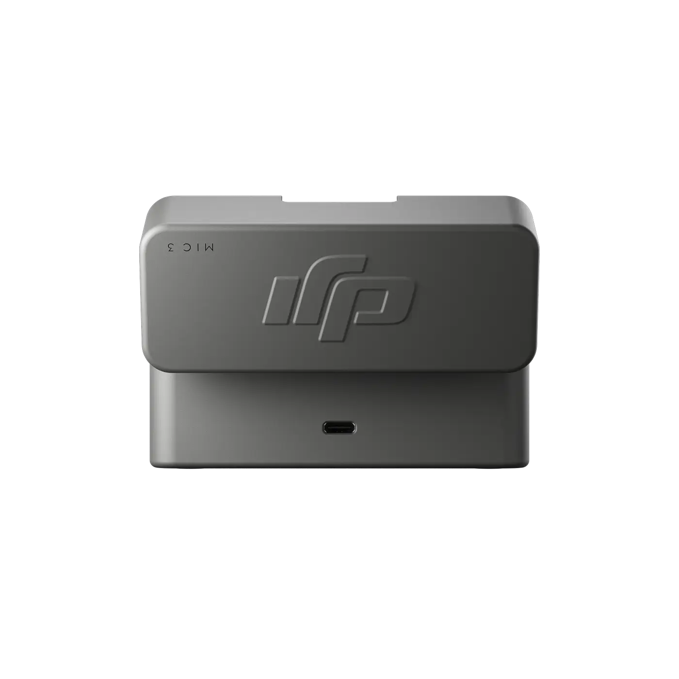 DJI Mic 3 Charging Case back with case open