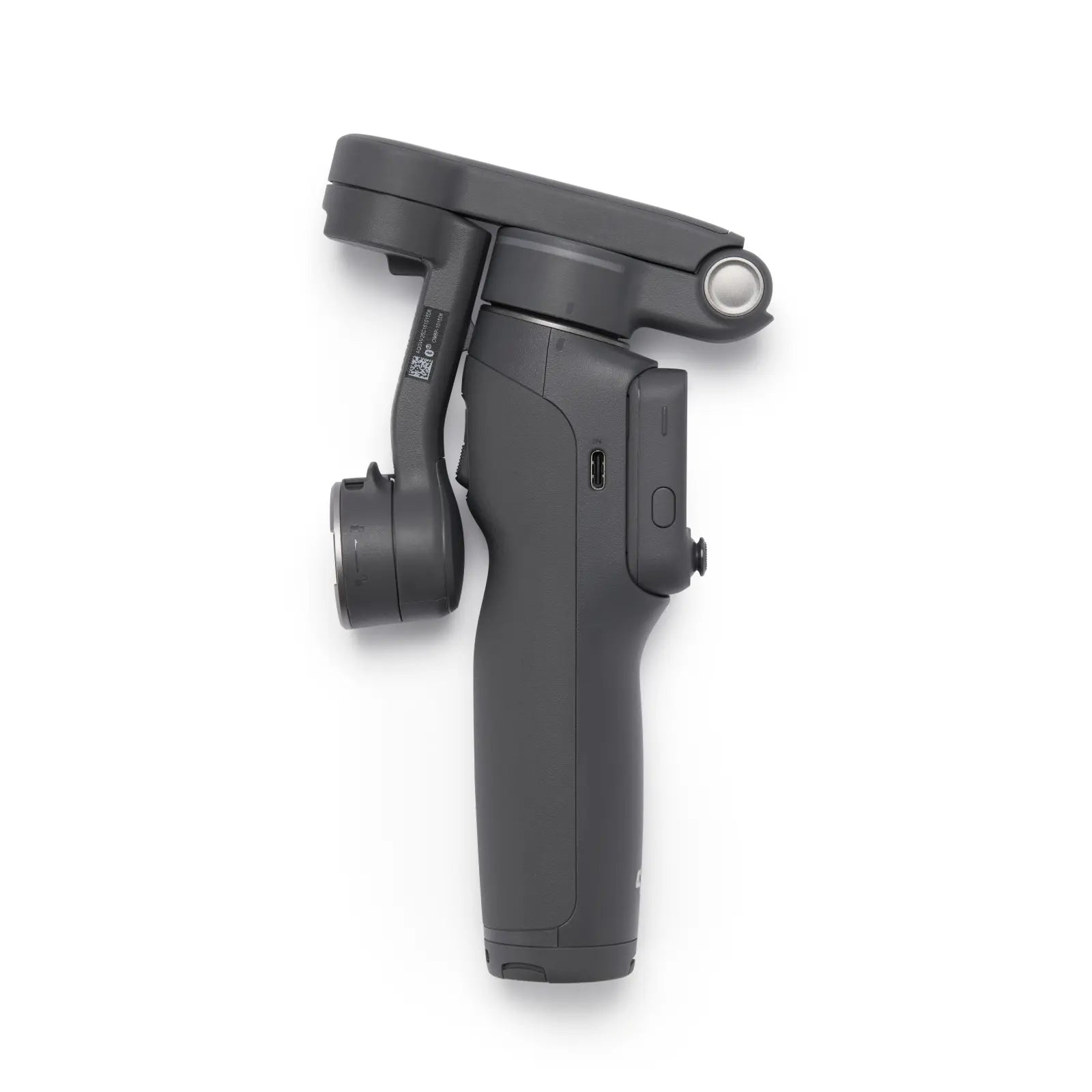 Black camera stabilizer on a white background