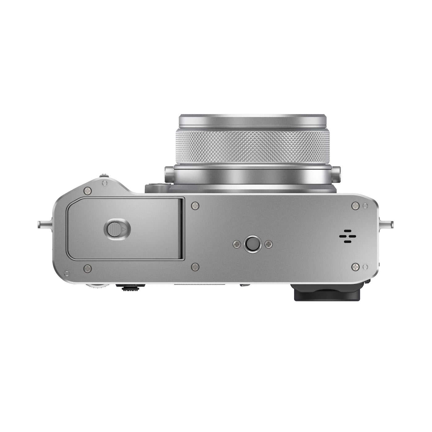 Fujifilm GFX 100 RF Fixed-Lens Medium Format Camera - Silver bottom