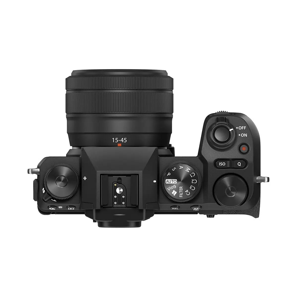 Fujifilm X-S20 Mirrorless Camera with XC 15-45mm Lens Vlogger Kit top