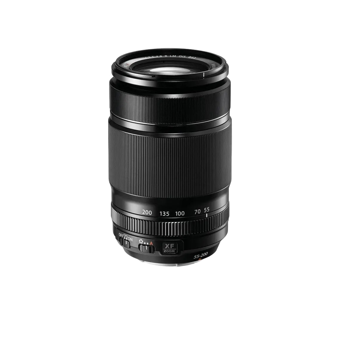 Camera lens on a white background