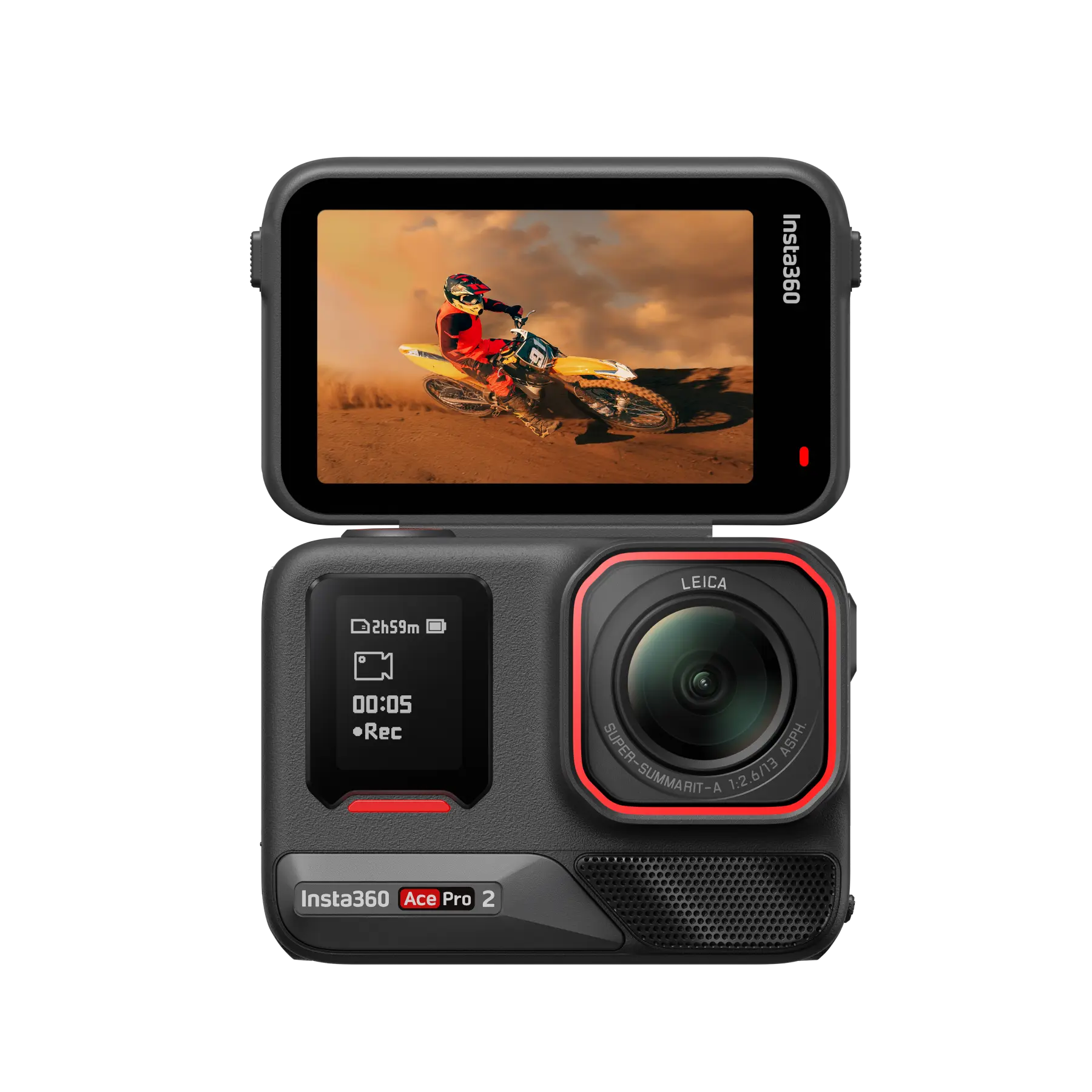 Insta360 Ace Pro 2 Creator Bundle front with screen flipped up