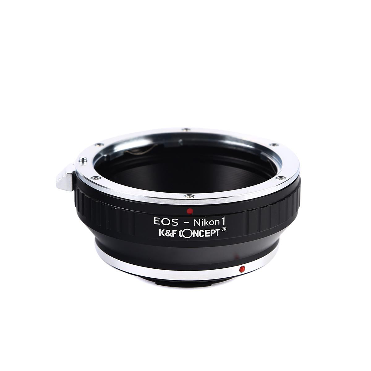 K&F Concept Lens Mount Adapter, Canon EOS EF Mount Lens to Nikon 1-Series Camera, fits Nikon V1, J1 Mirrorless Cameras, fits EOS EF, and EF-S Lenses