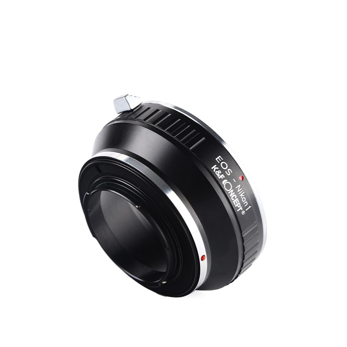 K&F Concept Lens Mount Adapter, Canon EOS EF Mount Lens to Nikon 1-Series Camera, fits Nikon V1, J1 Mirrorless Cameras, fits EOS EF, and EF-S Lenses