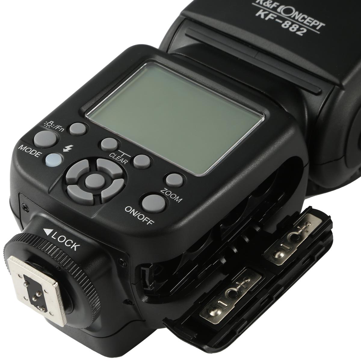 Image of K&F Concept 882 i-TTL HSS Flash for Nikon GN58 1/8000s High Speed Sync