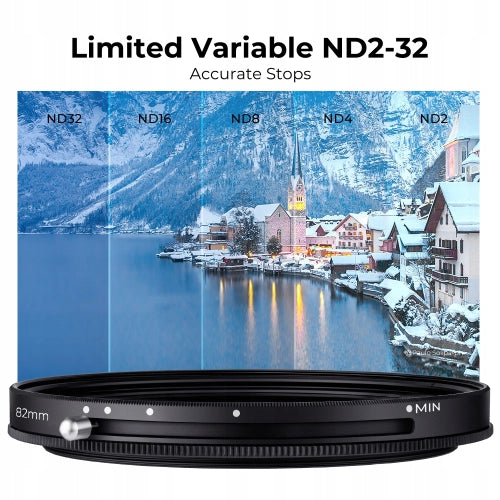 Clearance K&F Concept Nano-X 82mm 2in1 ND2-32 Filter & CPL Circular Polarising Filter