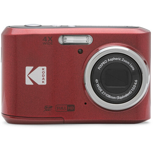 CLEARANCE Kodak PIXPRO FZ45 16MP Digital Camera - Red