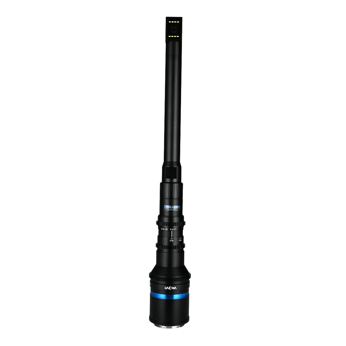 Laowa 24mm T14 2x Periprobe CINE Macro Lens top angle