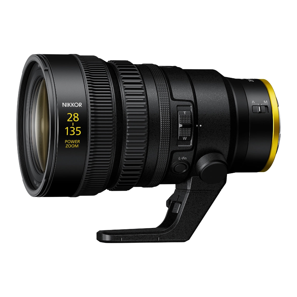 Nikon NIKKOR Z 28-135 f/4 PZ Lens side angle