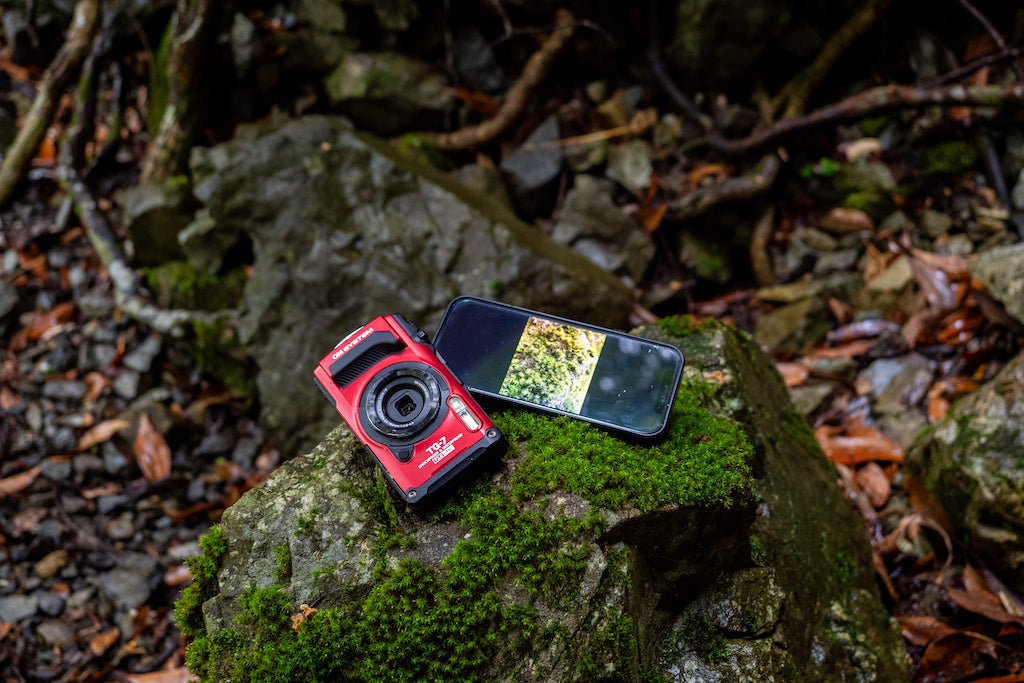 OM System TG-7 Tough Digital Camera - Black with Olympus PT-059 Underwater Housing
