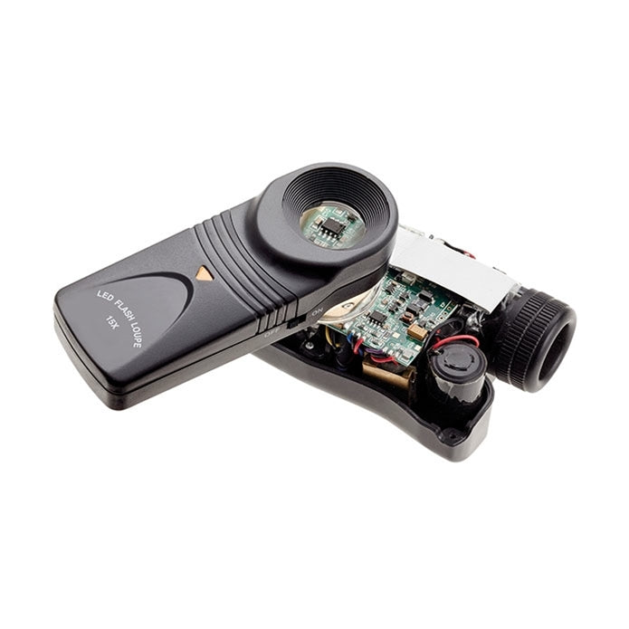 Opticron 15x21mm LED Hand Magnifier - Black