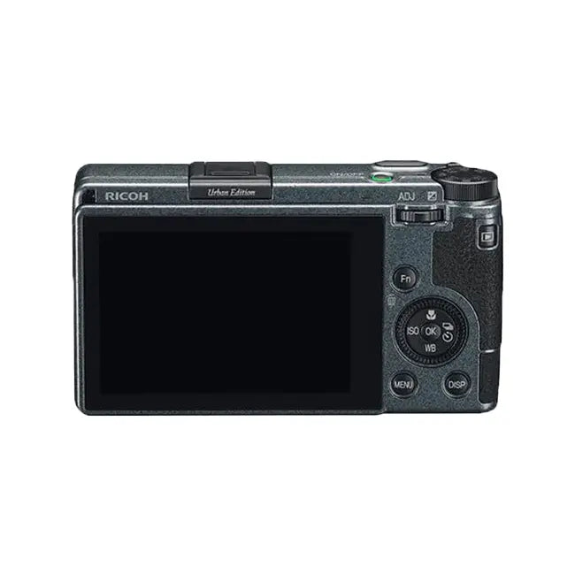 Ricoh GrIII x Urban Edition Digital Camera + Case (No AC Adapter) back angle