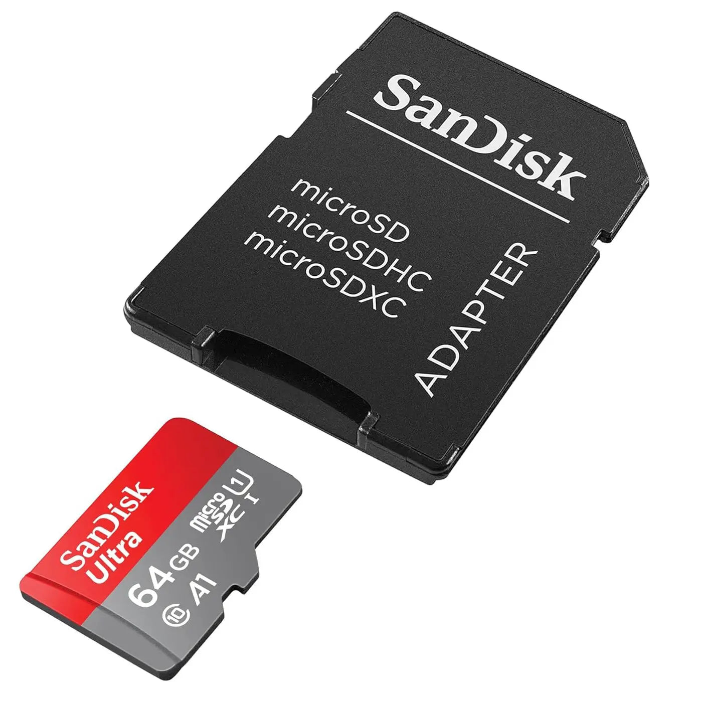SanDisk Ultra 64GB MicroSDXC Card Class 10 UHS-I 140 MB/s Class 1 (U1)