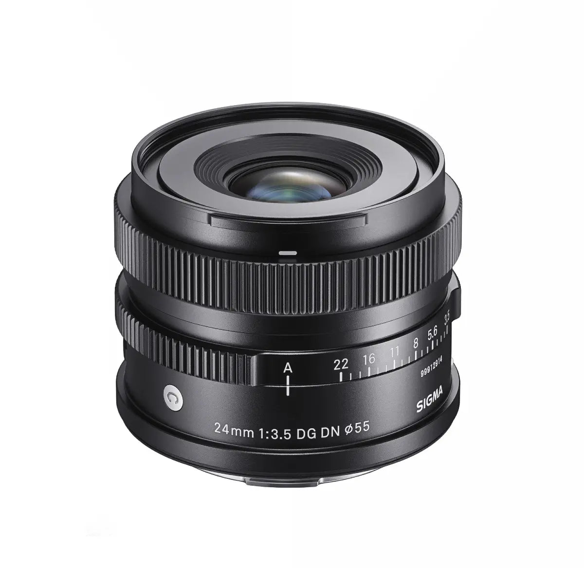 Sigma AF 24mm F/3.5 DG I Contemporary Lens - Sony E Fit top front