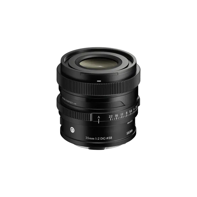 Sigma AF 35mm F/2 DG I Contemporary lens - L Mount top side