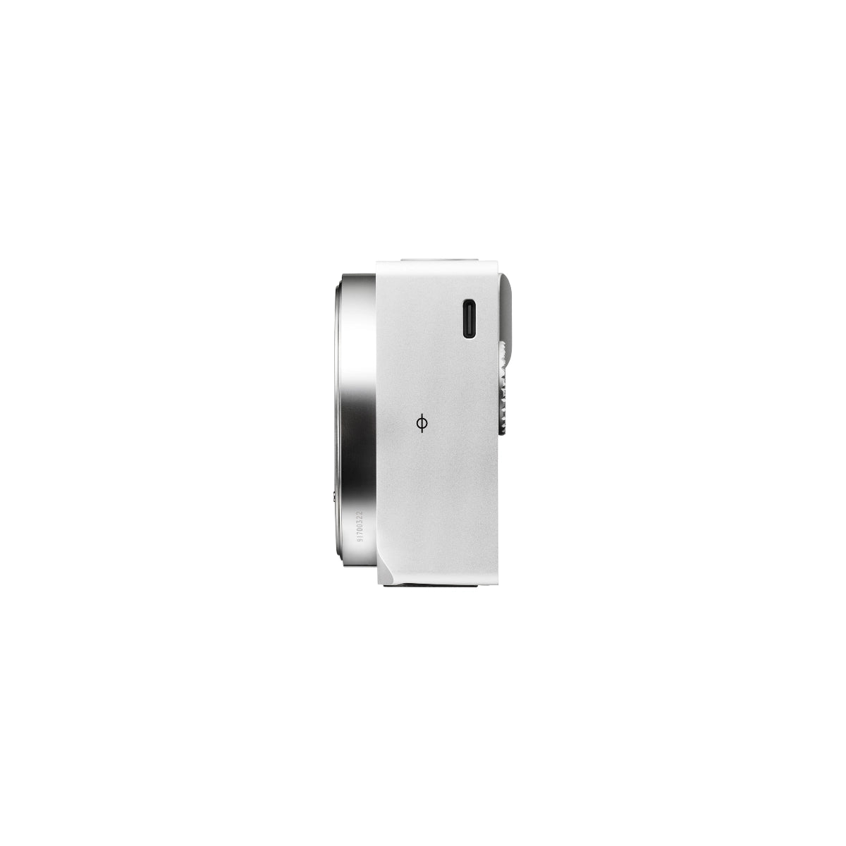 Sigma BF Camera Body Silver L Mount side angle