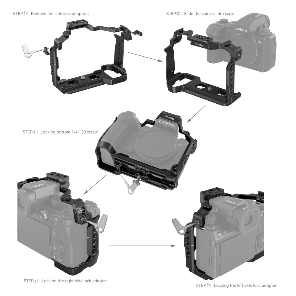 SmallRig Cage for Panasonic LUMIX G9 II/S5 II/S5 IIX 4022 product photo of product features