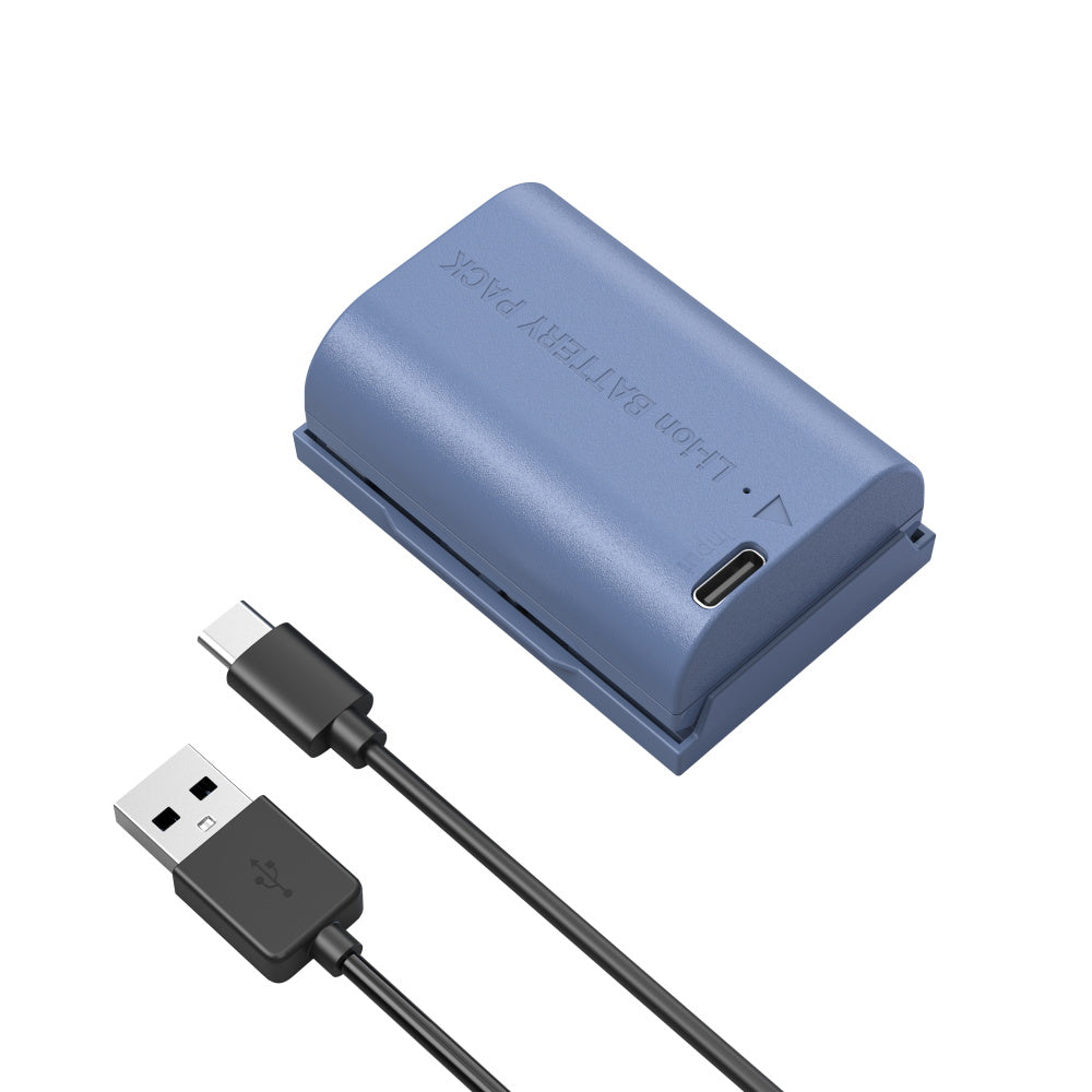 SmallRig LP-E6NH USB-C Rechargeable Camera Battery 4264 product photo of battery and cable