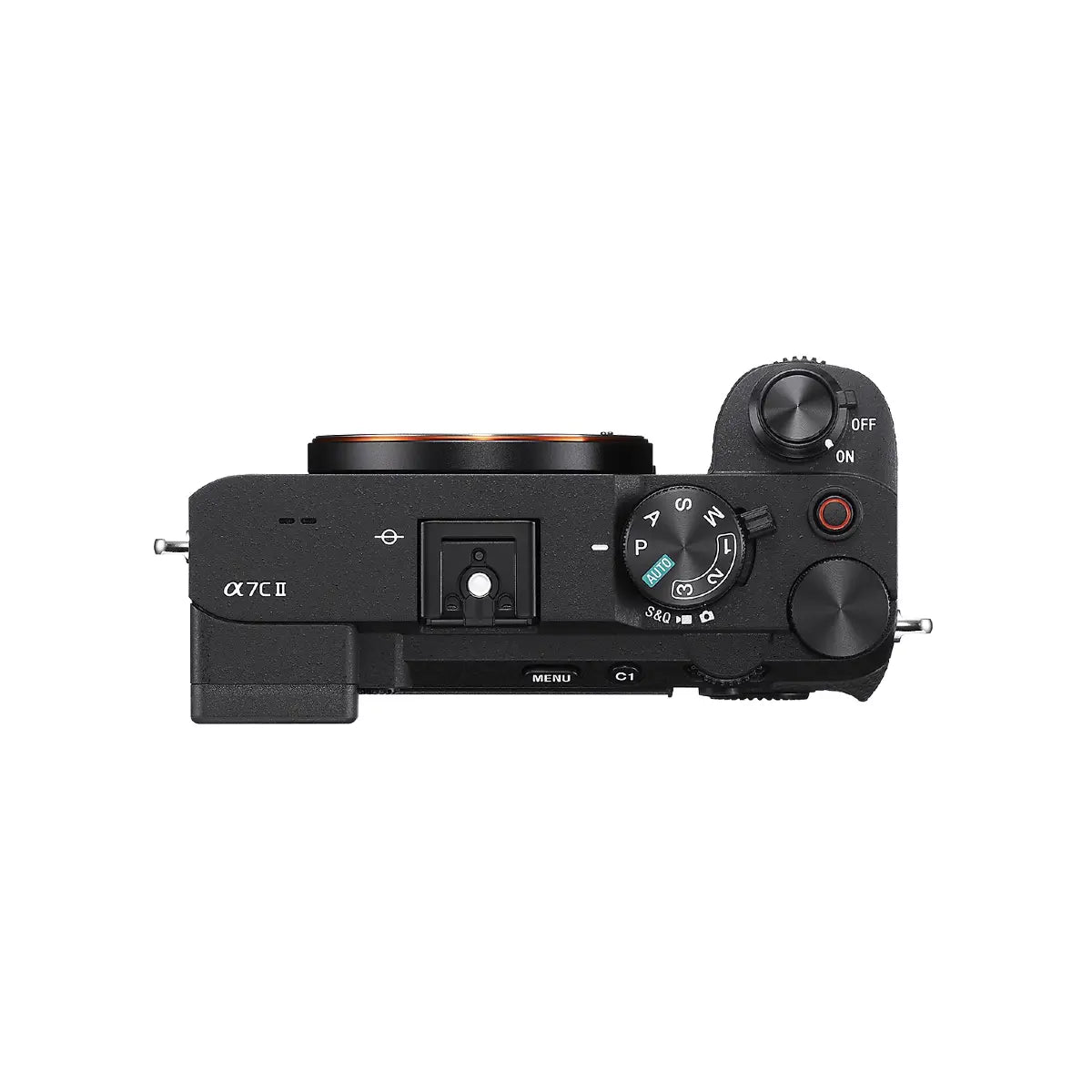 Sony Alpha A7C II Mirrorless Camera With 28-60mm Lens top