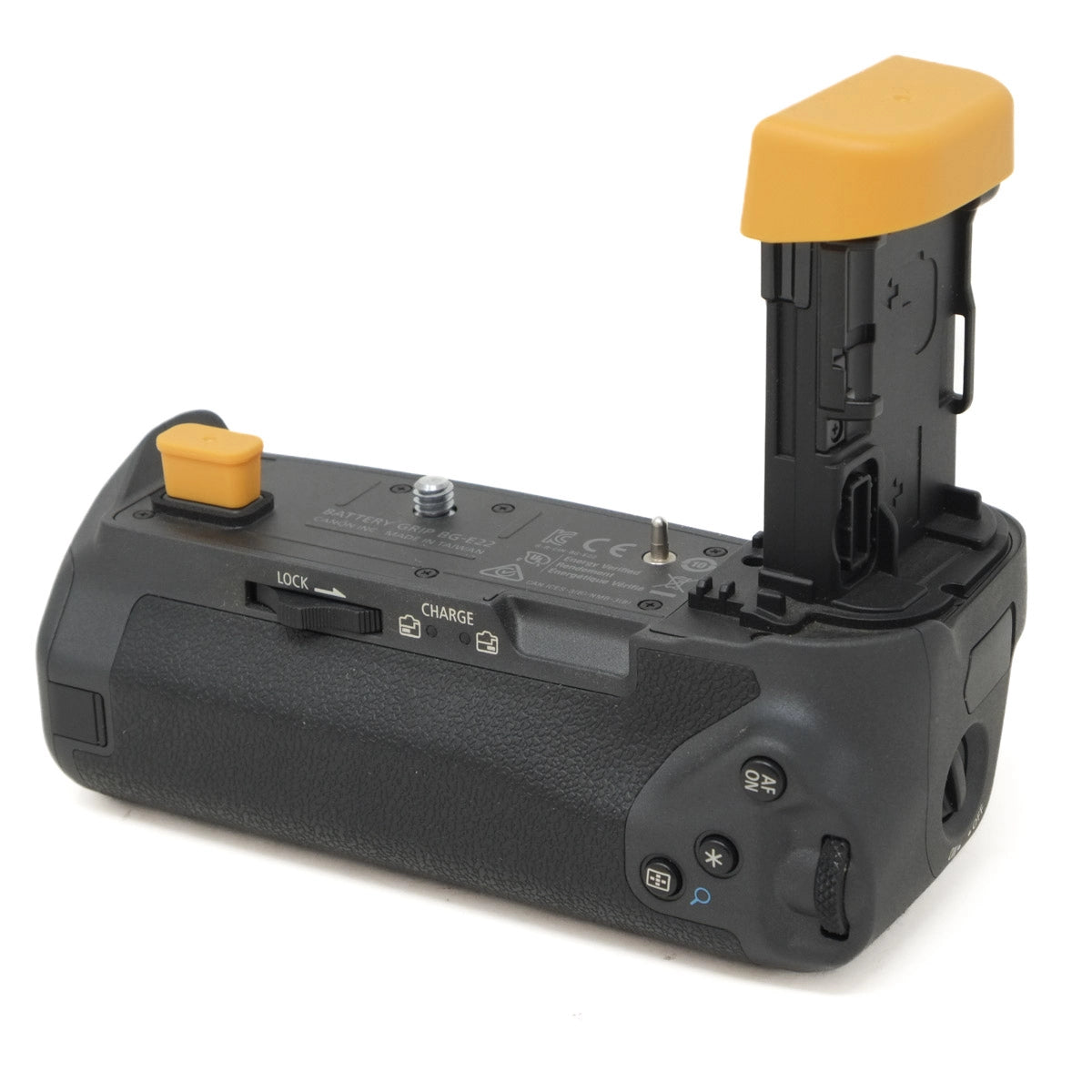 Used Canon BG-E22 battery Grip with PD-E1 charger - back angle 